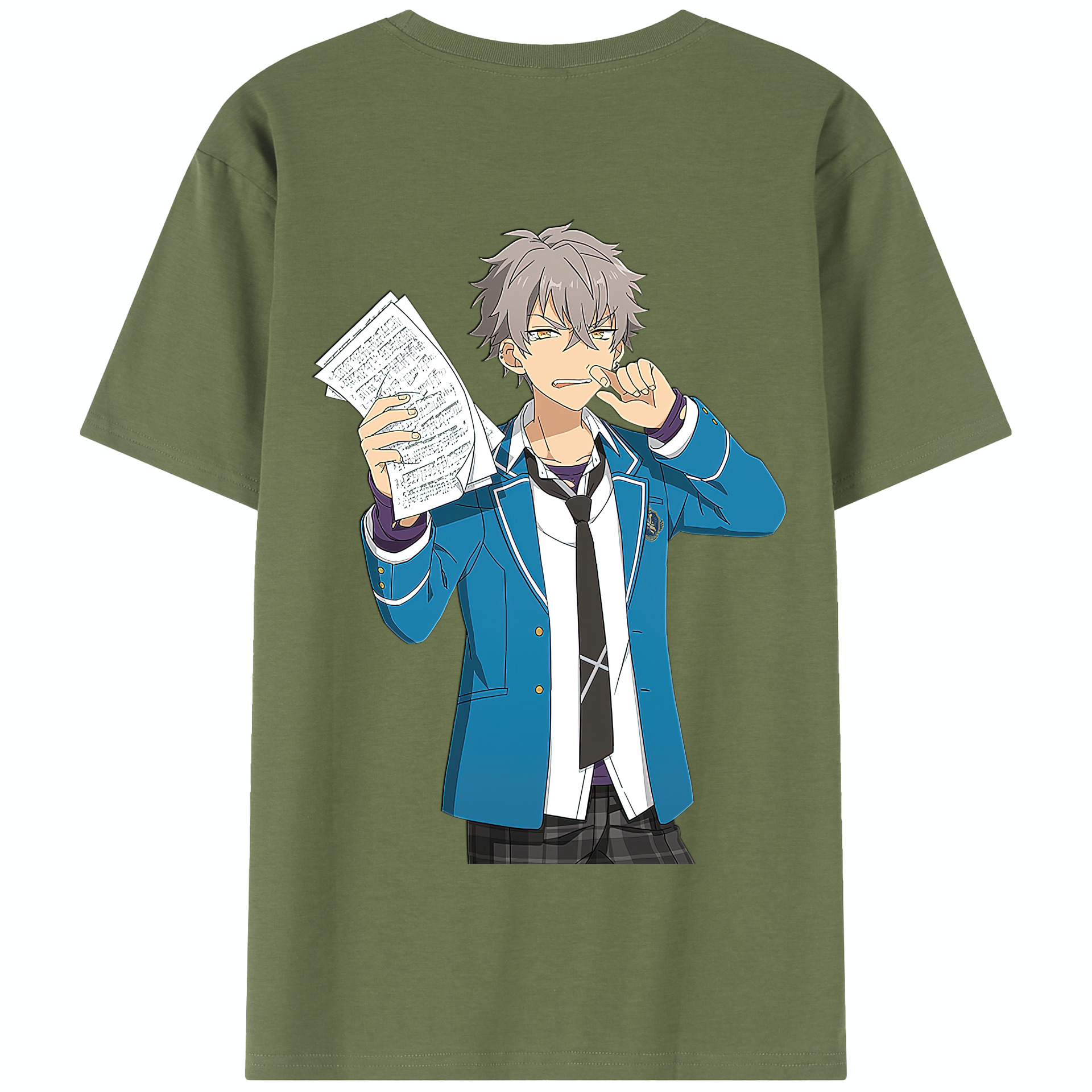 （画像用） あんさんぶるスターズ! Ensemble Stars 綿100％半袖Tシャツ（背面プリント）